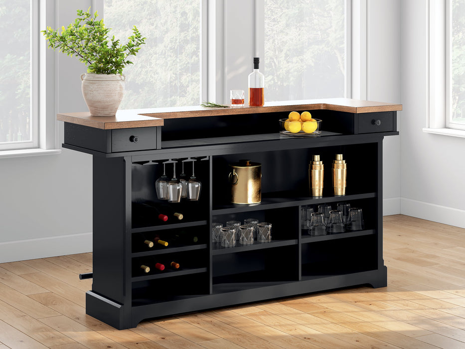 Wildenauer 78" Bar - Furniture Bros & Mattress (Bolingbrook, IL)