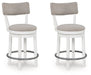 Robbinsdale Counter Height Barstool (Set of 2) - Furniture Bros & Mattress (Bolingbrook, IL)