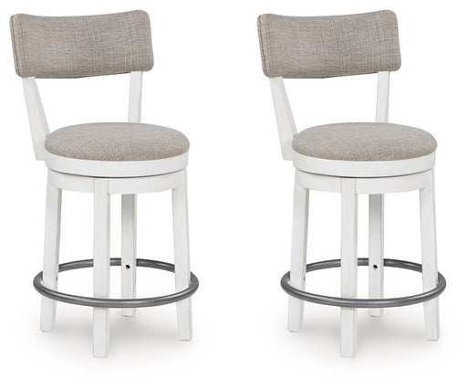Robbinsdale Counter Height Barstool (Set of 2) - Furniture Bros & Mattress (Bolingbrook, IL)