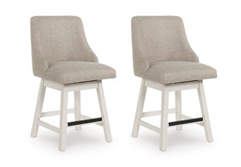 Robbinsdale Counter Height Barstool (Set of 2) - Furniture Bros & Mattress (Bolingbrook, IL)