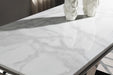 G-08-PARTS Stainless Steel Rectangular Dining Table Base Only - Furniture Bros & Mattress (Bolingbrook, IL)