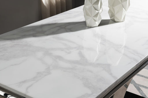G-08-PARTS Marble Rectangular Dining Table Top Only - Furniture Bros & Mattress (Bolingbrook, IL)