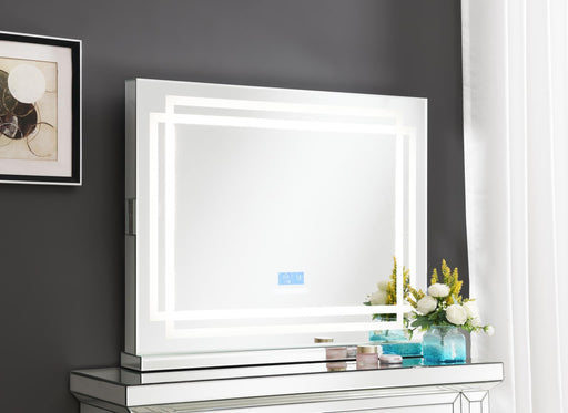 G-315 Glamour Vanity Set-Dresser With Mirror Bluetooth Speaker With Lights - Furniture Bros & Mattress (Bolingbrook, IL)