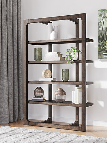 Breckington 76" Bookcase - Furniture Bros & Mattress (Bolingbrook, IL)