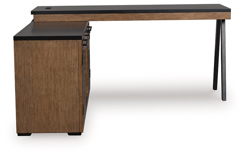 Kallari Credenza with Desk Return - Furniture Bros & Mattress (Bolingbrook, IL)