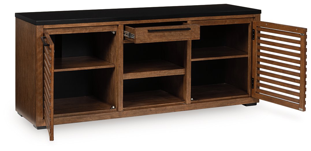 Kallari Credenza with Desk Return - Furniture Bros & Mattress (Bolingbrook, IL)