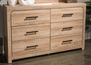Kinlanni Dresser and Mirror - Furniture Bros & Mattress (Bolingbrook, IL)