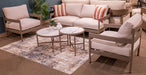 Bluff Trail Outdoor Love/Chairs/Tables Set (Set of 5) - Furniture Bros & Mattress (Bolingbrook, IL)