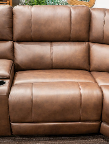 Bleckley Power Reclining Sectional - Furniture Bros & Mattress (Bolingbrook, IL)