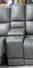 5Z - Pittson Power Reclining Sectional Loveseat with Console - Furniture Bros & Mattress (Bolingbrook, IL)