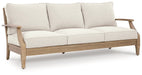 Carter Hall Outdoor Sofa with Cushion - Furniture Bros & Mattress (Bolingbrook, IL)