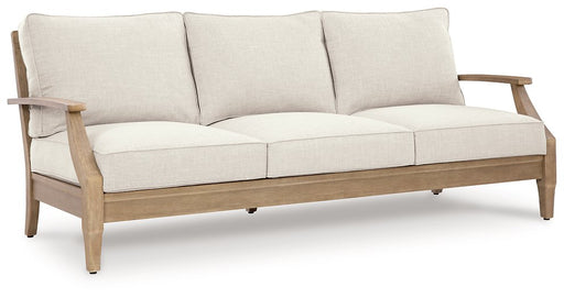 Carter Hall Outdoor Sofa with Cushion - Furniture Bros & Mattress (Bolingbrook, IL)