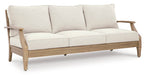 Carter Hall Outdoor Sofa with Cushion - Furniture Bros & Mattress (Bolingbrook, IL)