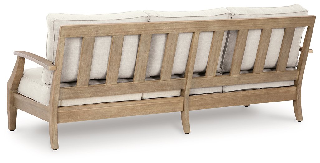 Carter Hall Outdoor Sofa with Cushion - Furniture Bros & Mattress (Bolingbrook, IL)