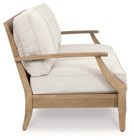 Carter Hall Outdoor Sofa with Cushion - Furniture Bros & Mattress (Bolingbrook, IL)