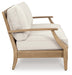 Carter Hall Outdoor Sofa with Cushion - Furniture Bros & Mattress (Bolingbrook, IL)