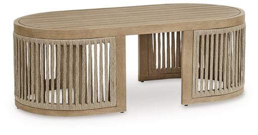Serena Shores Outdoor Coffee Table - Furniture Bros & Mattress (Bolingbrook, IL)