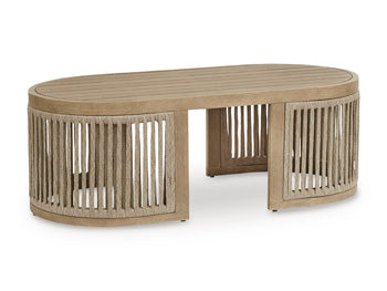 Serena Shores Outdoor Coffee Table - Furniture Bros & Mattress (Bolingbrook, IL)