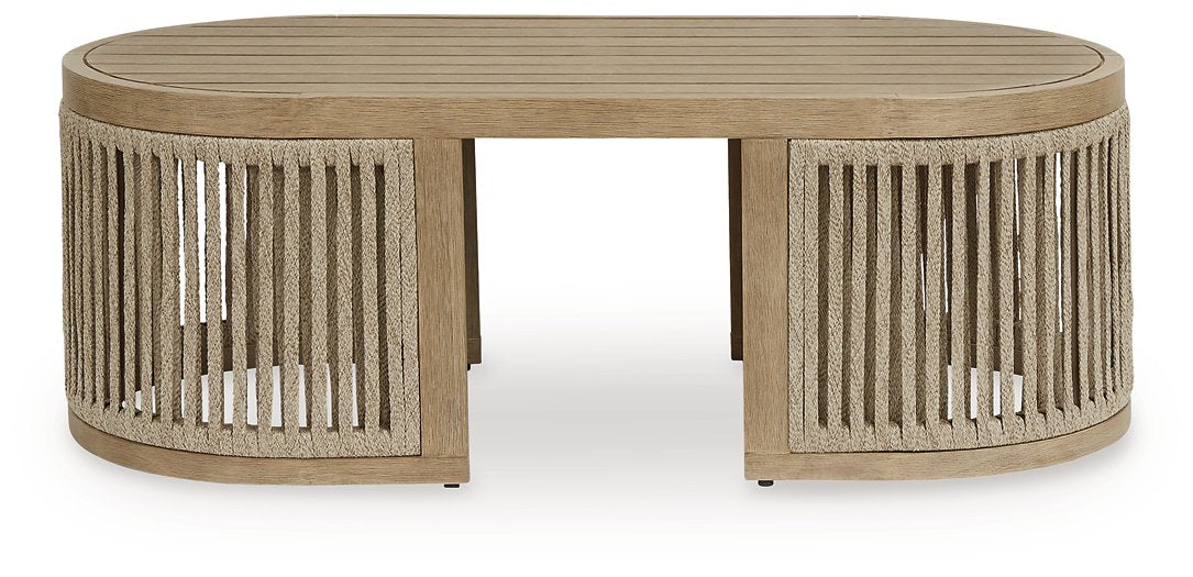 Serena Shores Outdoor Coffee Table - Furniture Bros & Mattress (Bolingbrook, IL)