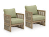 Serena Shores Outdoor Lounge Chair (Set of 2) - Furniture Bros & Mattress (Bolingbrook, IL)
