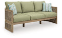 Serena Shores Outdoor Sofa with Cushion - Furniture Bros & Mattress (Bolingbrook, IL)