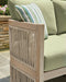 Serena Shores Outdoor Sofa with Cushion - Furniture Bros & Mattress (Bolingbrook, IL)