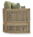 Serena Shores Outdoor Sofa with Cushion - Furniture Bros & Mattress (Bolingbrook, IL)