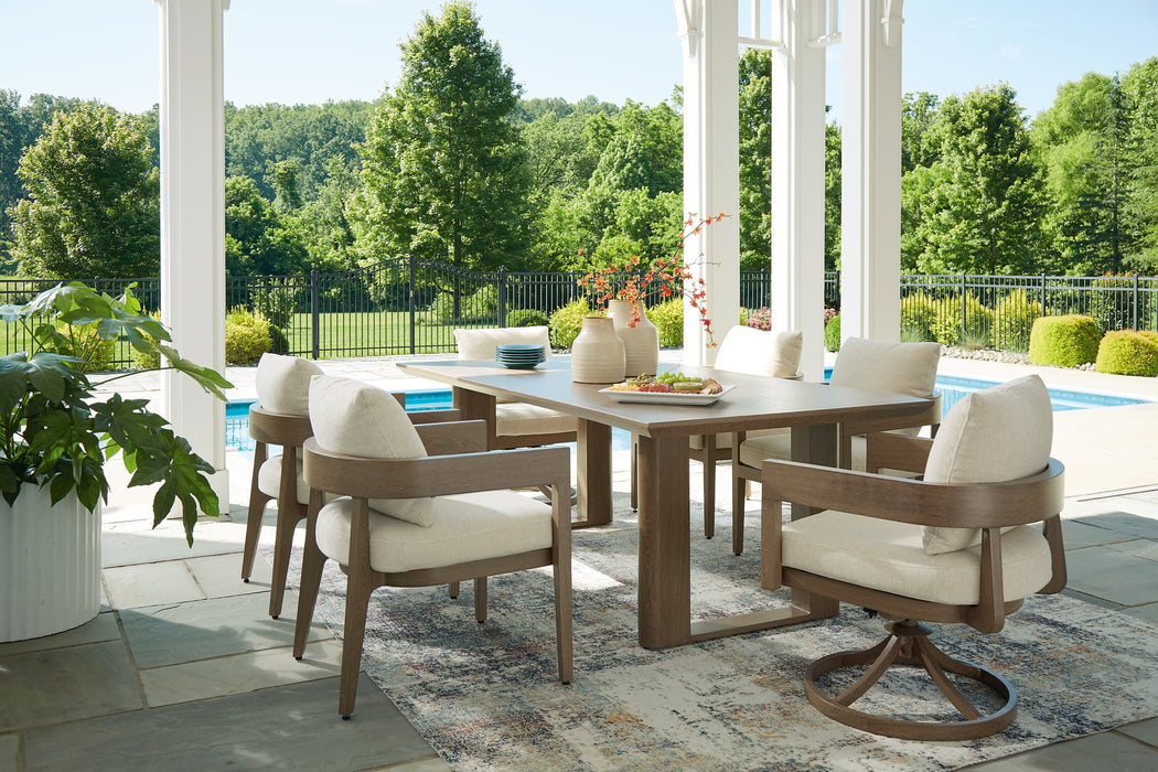 Serene Bay Outdoor Dining Set - Furniture Bros & Mattress (Bolingbrook, IL)