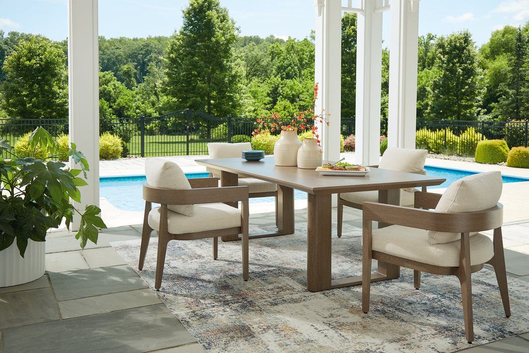Serene Bay Outdoor Dining Set - Furniture Bros & Mattress (Bolingbrook, IL)