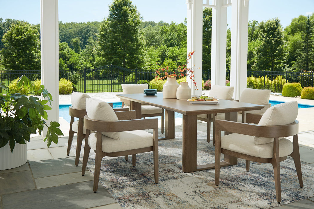 Serene Bay Outdoor Dining Set - Furniture Bros & Mattress (Bolingbrook, IL)