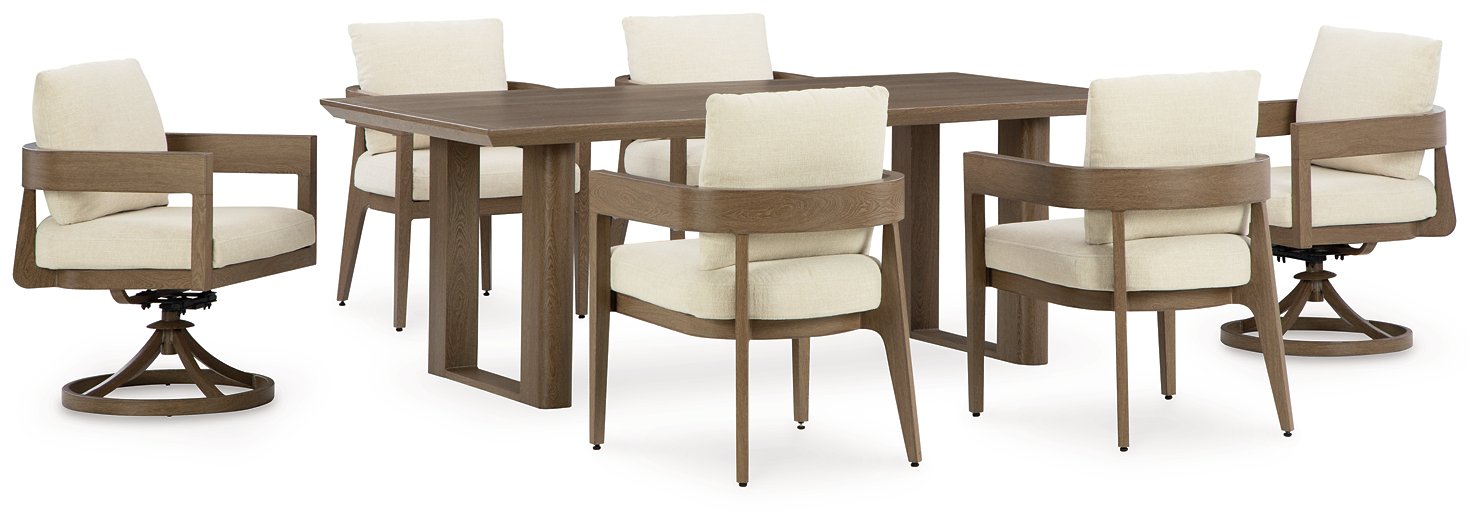Serene Bay Outdoor Dining Set - Furniture Bros & Mattress (Bolingbrook, IL)