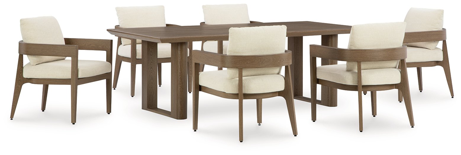 Serene Bay Outdoor Dining Set - Furniture Bros & Mattress (Bolingbrook, IL)