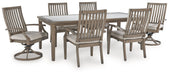 Rainier Ranch Outdoor Dining Package - Furniture Bros & Mattress (Bolingbrook, IL)
