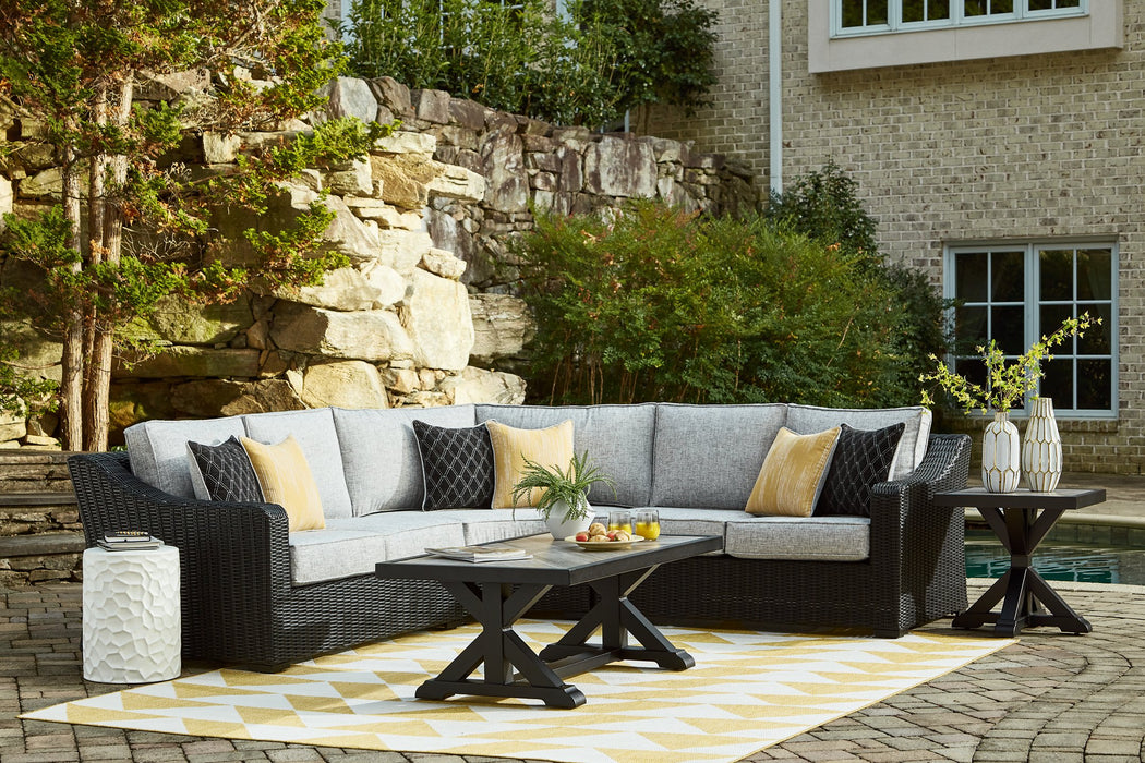 Beachcroft Outdoor Sectional - Furniture Bros & Mattress (Bolingbrook, IL)