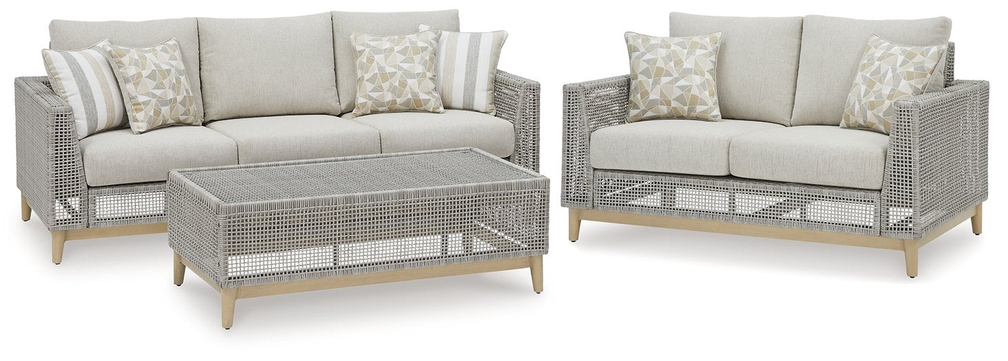 Seton Creek Outdoor Seating Set - Furniture Bros & Mattress (Bolingbrook, IL)
