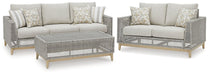 Seton Creek Outdoor Seating Set - Furniture Bros & Mattress (Bolingbrook, IL)