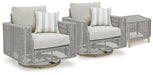 Seton Creek Outdoor Seating Set - Furniture Bros & Mattress (Bolingbrook, IL)