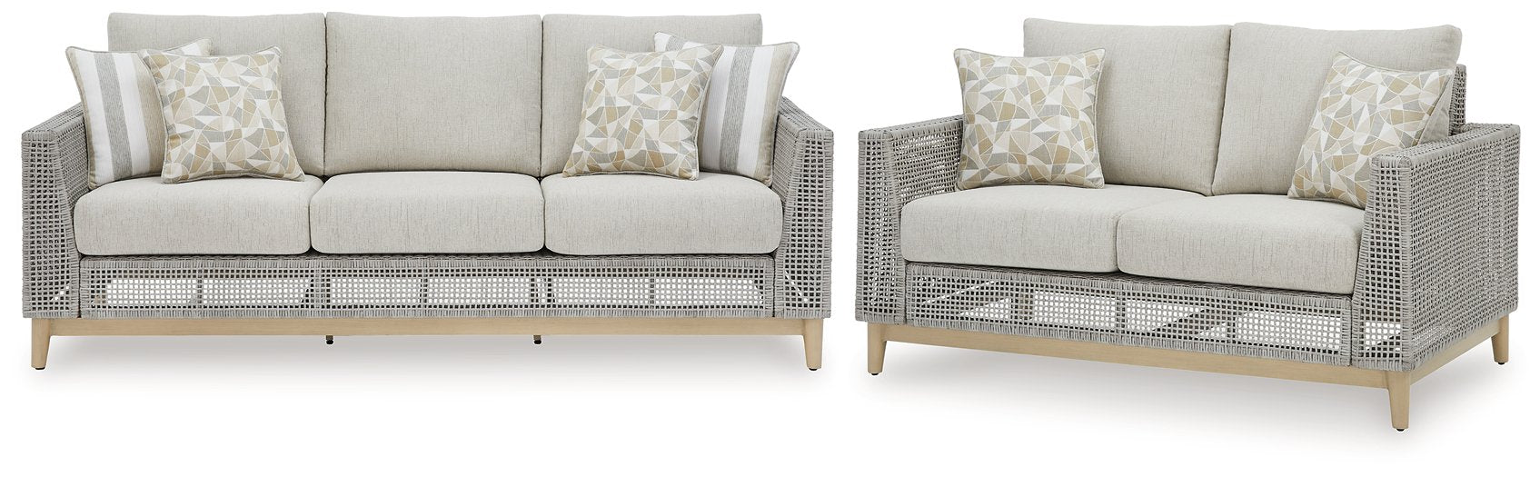 Seton Creek Outdoor Seating Set - Furniture Bros & Mattress (Bolingbrook, IL)