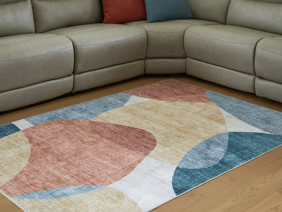 Chanleigh Washable 5' x 7' Area Rug - Furniture Bros & Mattress (Bolingbrook, IL)