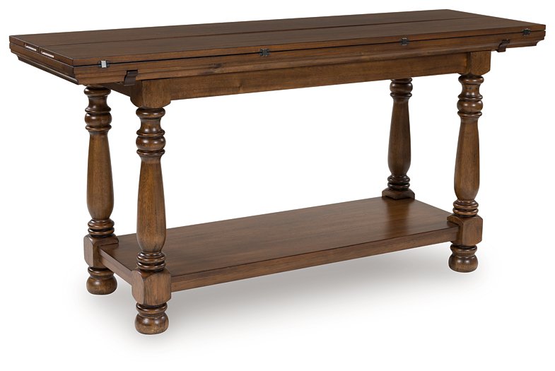 Sturlayne Flip Top Sofa Table - Furniture Bros & Mattress (Bolingbrook, IL)