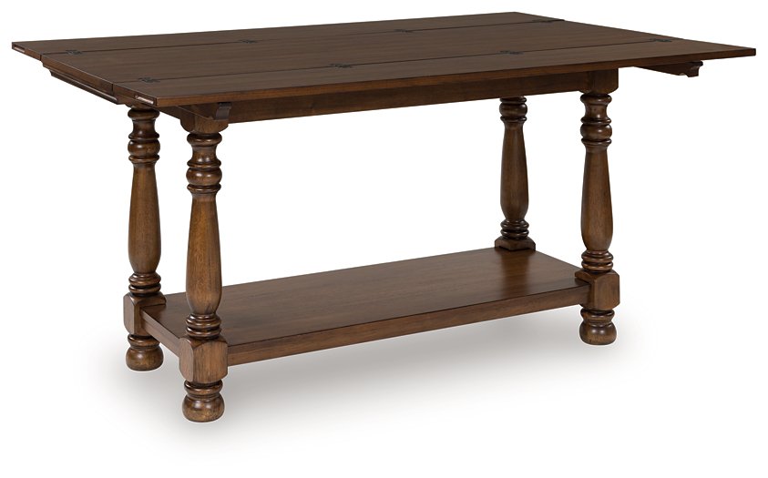 Sturlayne Flip Top Sofa Table - Furniture Bros & Mattress (Bolingbrook, IL)