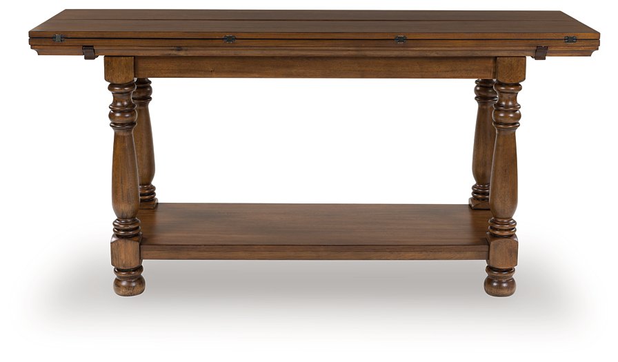 Sturlayne Flip Top Sofa Table - Furniture Bros & Mattress (Bolingbrook, IL)