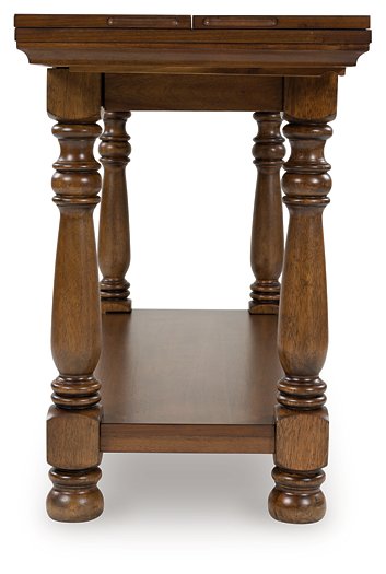 Sturlayne Flip Top Sofa Table - Furniture Bros & Mattress (Bolingbrook, IL)