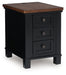 Wildenauer Chairside End Table - Furniture Bros & Mattress (Bolingbrook, IL)