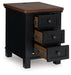 Wildenauer Chairside End Table - Furniture Bros & Mattress (Bolingbrook, IL)