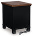 Wildenauer Chairside End Table - Furniture Bros & Mattress (Bolingbrook, IL)