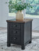 Wildenauer Chairside End Table - Furniture Bros & Mattress (Bolingbrook, IL)