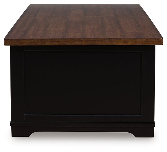 Wildenauer Lift-Top Coffee Table - Furniture Bros & Mattress (Bolingbrook, IL)