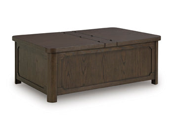 Breckington Coffee Table With Storage - Furniture Bros & Mattress (Bolingbrook, IL)