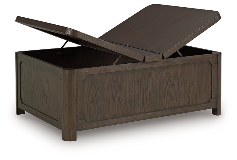Breckington Coffee Table With Storage - Furniture Bros & Mattress (Bolingbrook, IL)